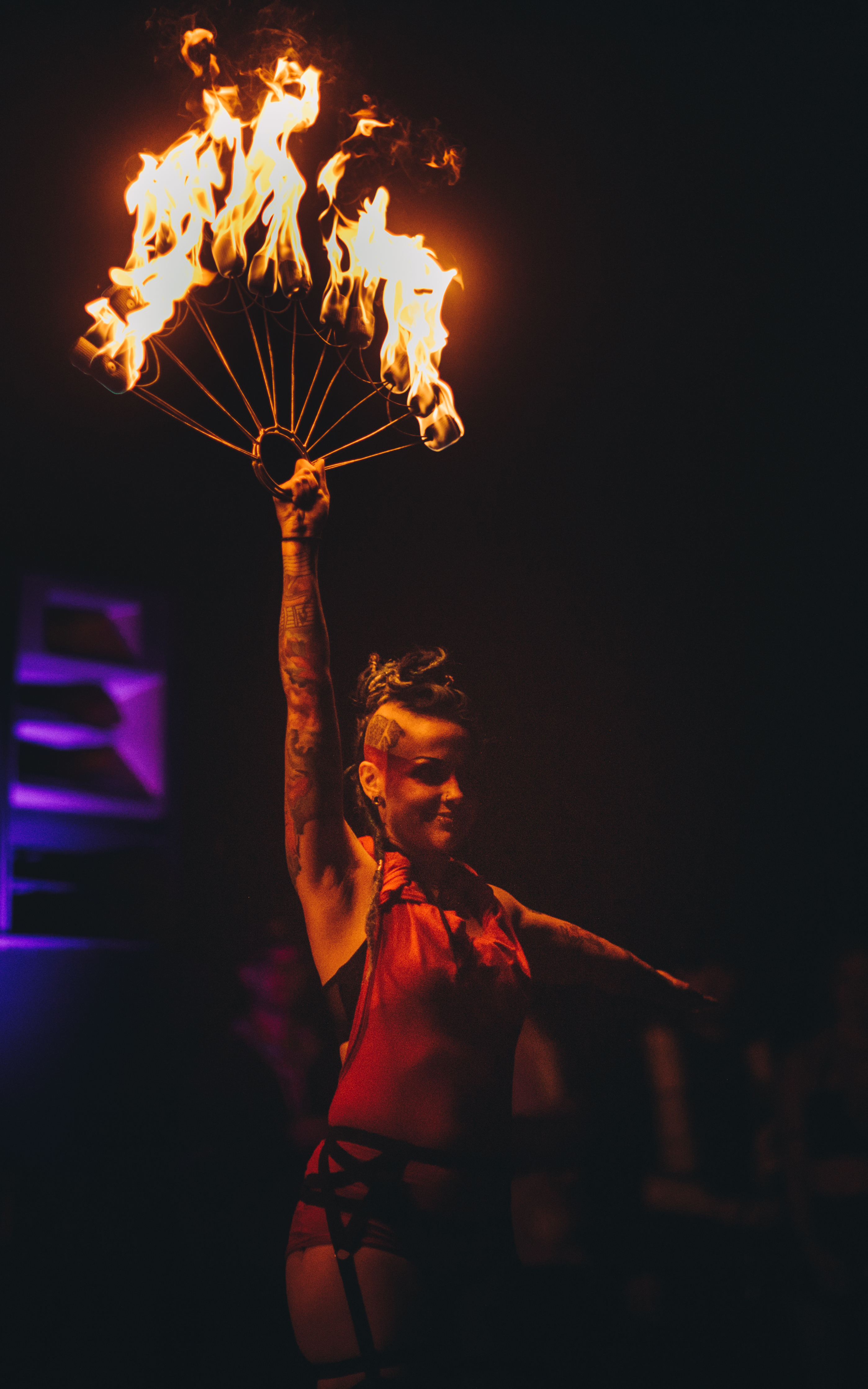 Performance de cirque
